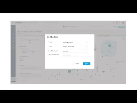 Input client details Deal analysis / Target Screening Define ideal