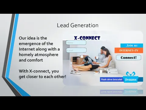 Lead Generation Our idea is the emergence of the Internet