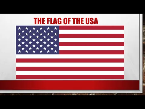 THE FLAG OF THE USA