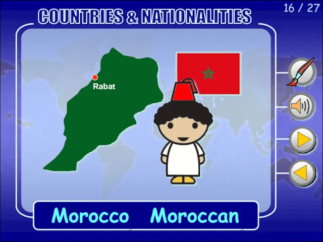 16 / 27 Morocco Moroccan