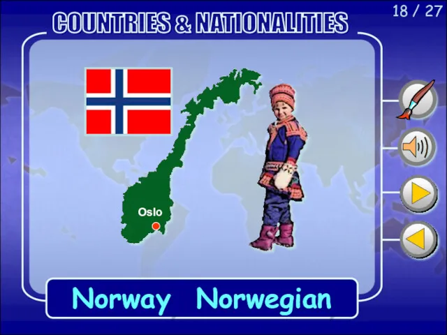 18 / 27 Norway Norwegian
