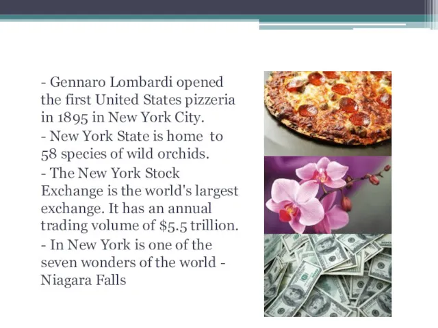 Interesting Facts - Gennaro Lombardi opened the first United States