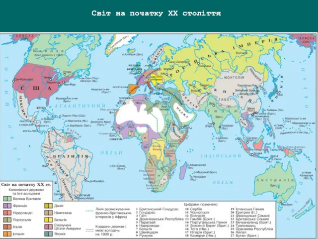 Світ на початку ХХ століття