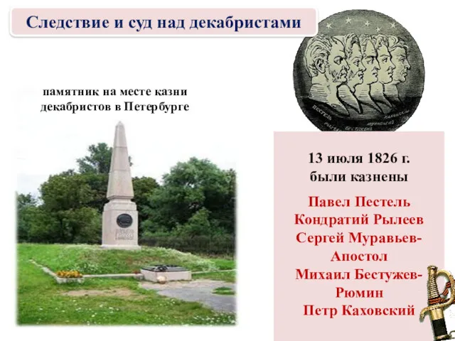 13 июля 1826 г. были казнены Павел Пестель Кондратий Рылеев