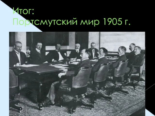 Итог: Портсмутский мир 1905 г.