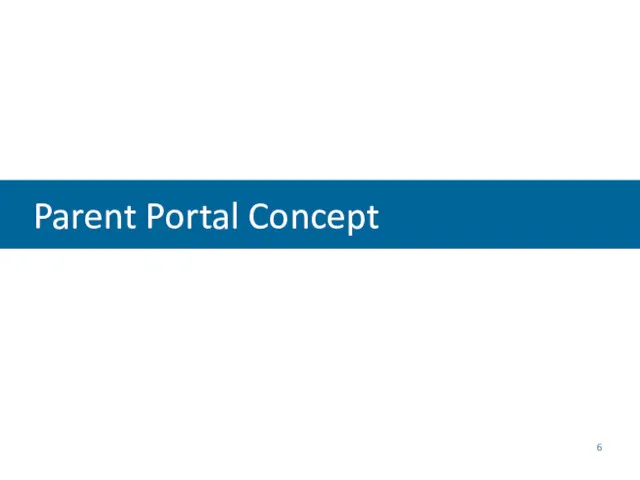 Parent Portal Concept