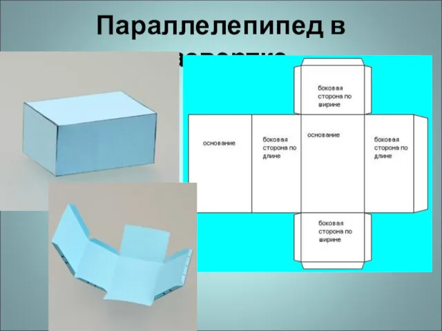 Параллелепипед в развертке