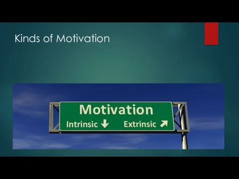 Kinds of Motivation