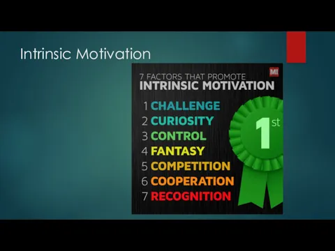 Intrinsic Motivation