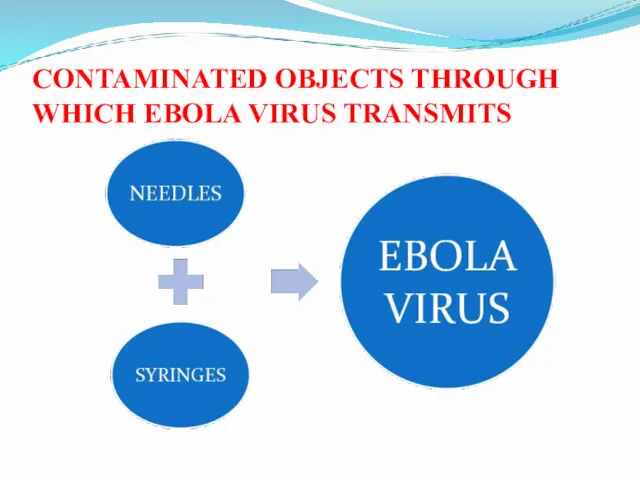CONTAMINATED OBJECTS THROUGH WHICH EBOLA VIRUS TRANSMITS