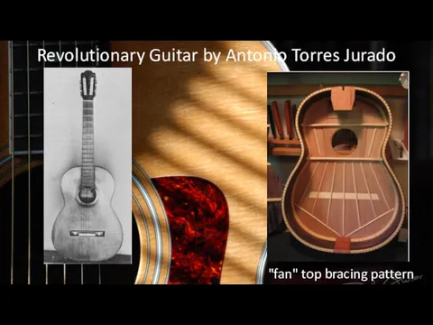 Revolutionary Guitar by Antonio Torres Jurado "fan" top bracing pattern