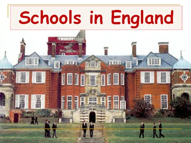 Schools in England