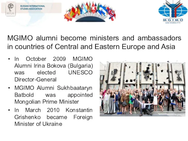 MGIMO alumni become ministers and ambassadors in countries of Central