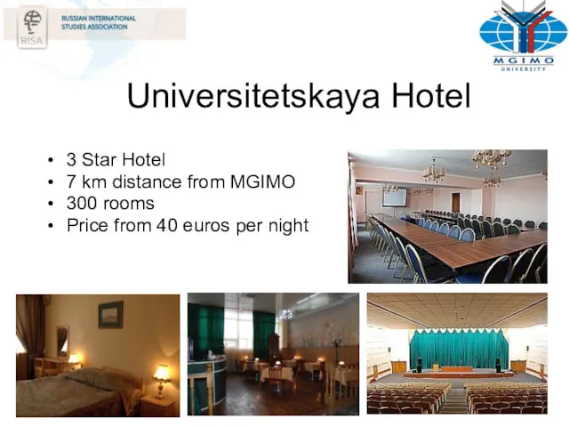 Universitetskaya Hotel 3 Star Hotel 7 km distance from MGIMO