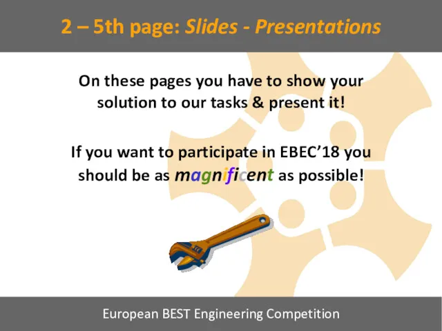 2 – 5th page: Slides - Presentations European BEST Engineering