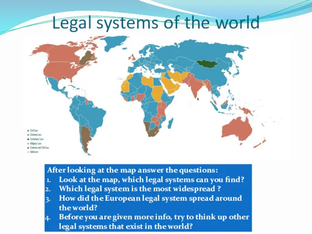 Legal systems of the world