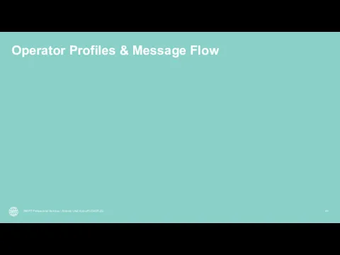 Operator Profiles & Message Flow SWIFT Professional Services I Alliance Lite2 Kick-off LCMDTJ22