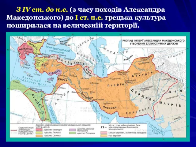 З IV ст. до н.е. (з часу походів Александра Македонського)