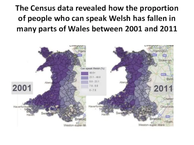 The Census data revealed how the proportion of people who