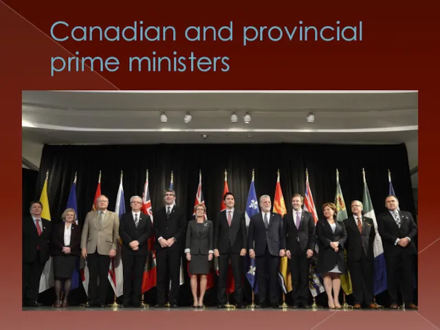 Canadian and provincial prime ministers