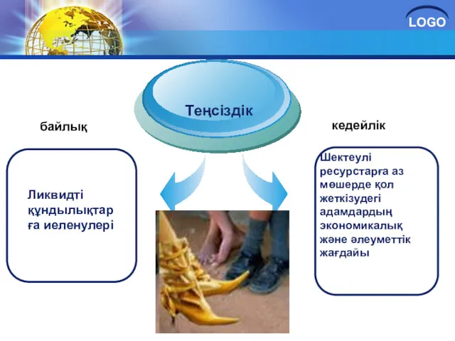 байлық Теңсіздік кедейлік Ликвидті құндылықтарға иеленулері Шектеулі ресурстарға аз мөшерде