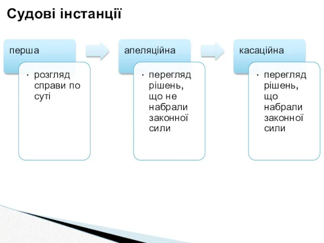 Судові інстанції