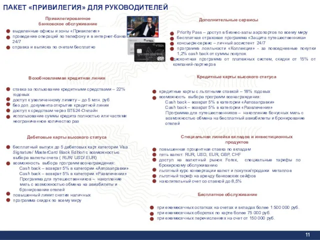 Привилегированное банковское обслуживание выделенные офисы и зоны «Привилегия» проведение операций