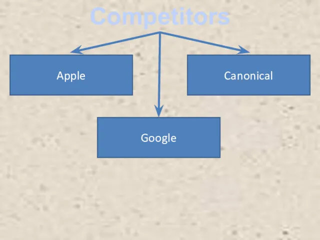 Competitors Apple Canonical Google