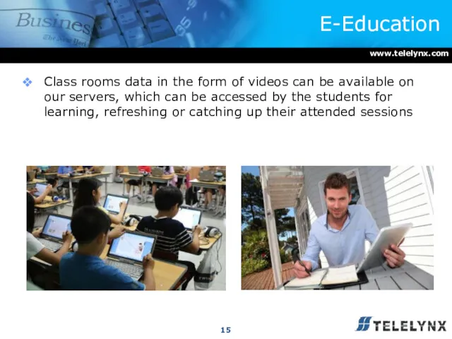 E-Education Class rooms data in the form of videos can