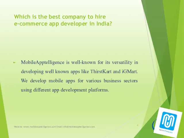 Which is the best company to hire e-commerce app developer