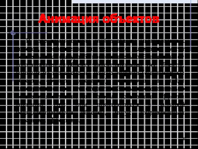 Анимация объектов В ходе демонстрации слайда абзацы маркированных списков, графические