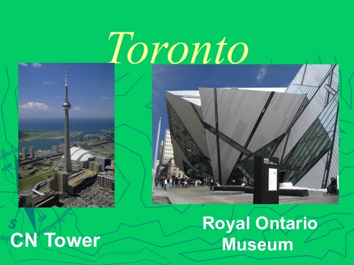 Toronto Royal Ontario Museum CN Tower