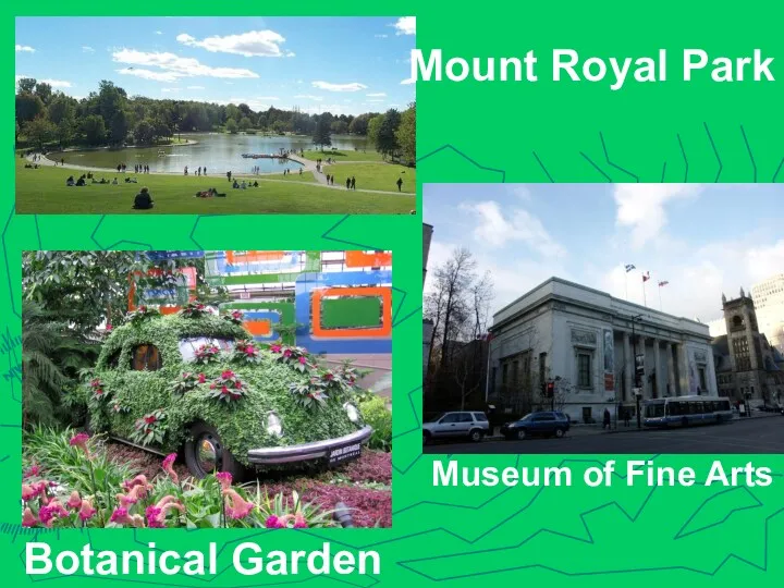 Mount Royal Park Botanical Garden Museum of Fine Arts