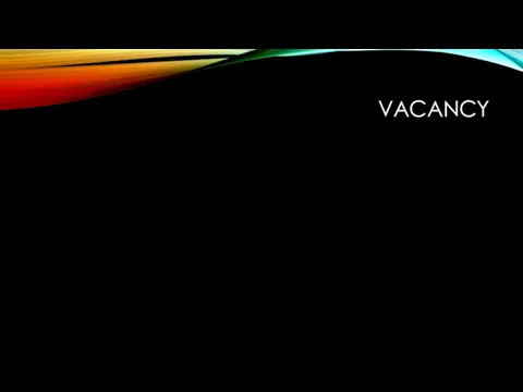 VACANCY