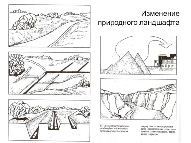 Изменение природного ландшафта