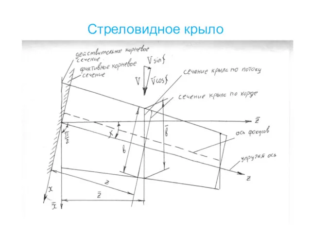 Стреловидное крыло