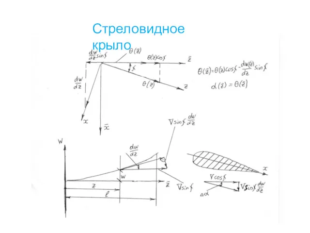 Стреловидное крыло