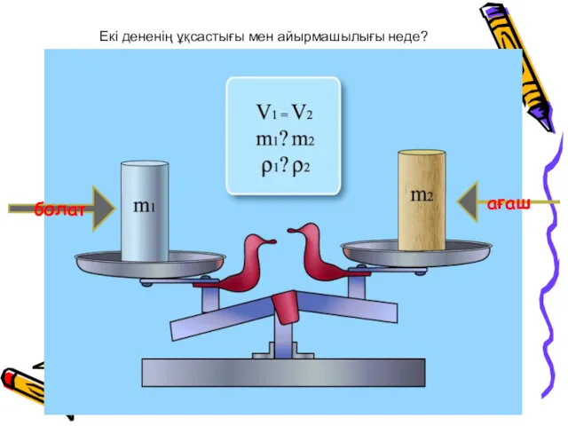 болат ағаш Екі дененің ұқсастығы мен айырмашылығы неде?