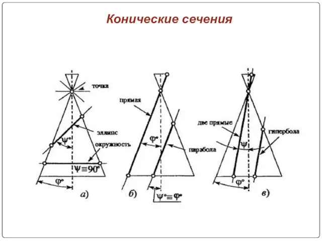 Конические сечения