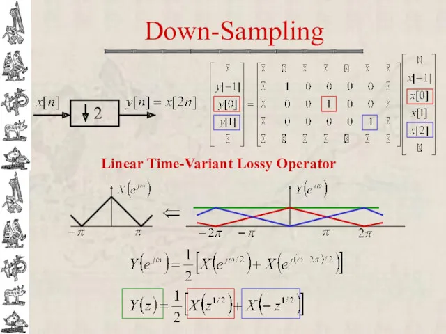 Down-Sampling 2 Linear Time-Variant Lossy Operator