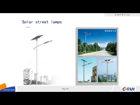 Solar street lamps