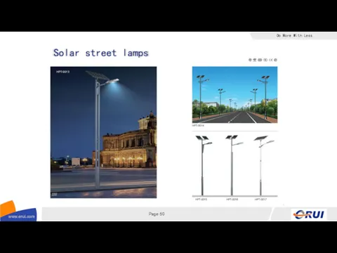 HPT-0013 Solar street lamps