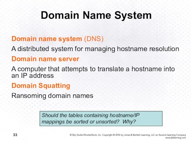 Domain Name System Domain name system (DNS) A distributed system