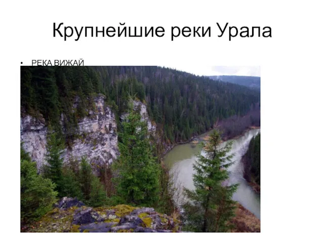 Крупнейшие реки Урала РЕКА ВИЖАЙ