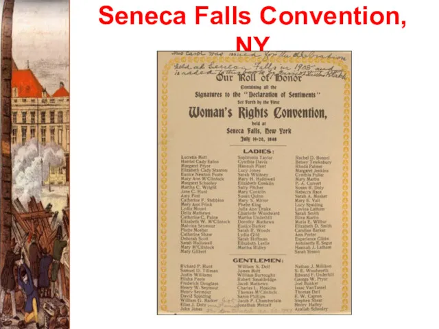 Seneca Falls Convention, NY