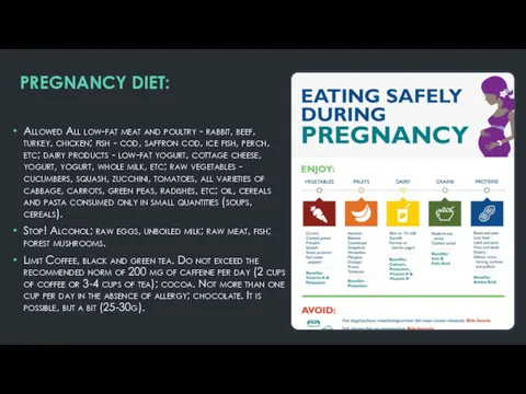 PREGNANCY DIET: Allowed All low-fat meat and poultry - rabbit,