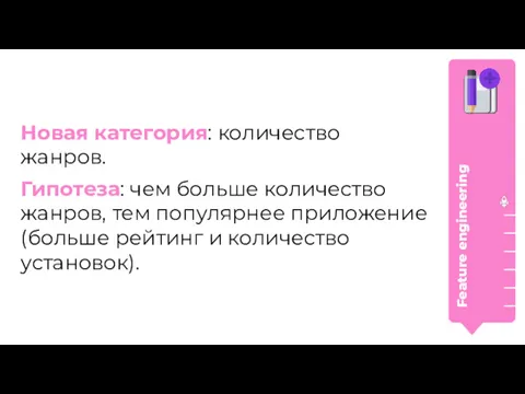 Новая категория: количество жанров. Гипотеза: чем больше количество жанров, тем