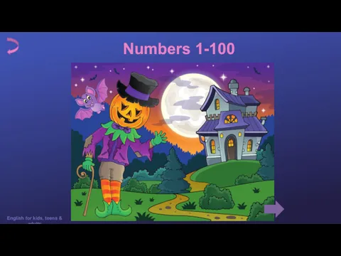 Numbers 1-100 English for kids, teens & adults