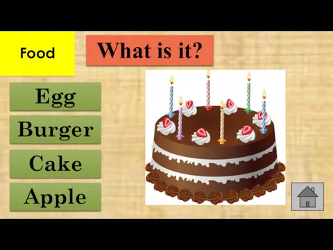 Burger Egg Apple Cake What is it? Food