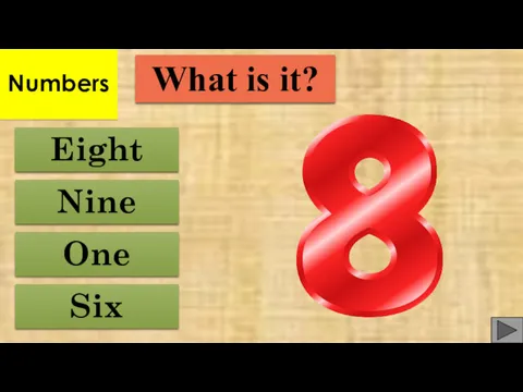 Six Nine One Eight What is it? Numbers